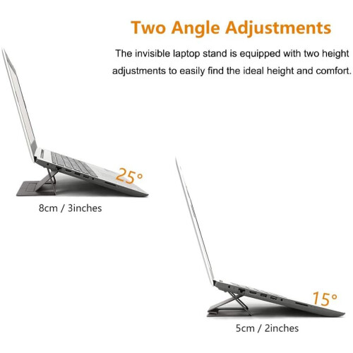 Laptop Stand Invisible Portable Adjustable Foldable Notebook Holder 2