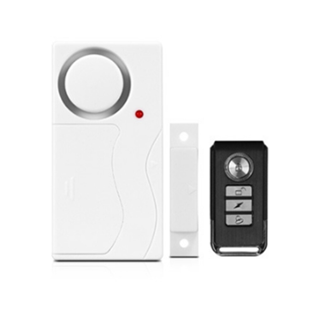 A24 Door And Window Anti-Theft Alarm Wireless Remote Control Door Magnetic Household High-Decibel Anti-Theft Alarm For Burglar Alert 774048911801
