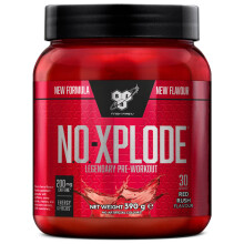 (Red Rush) BSN NO Xplode Pre Workout Powder Drives Energy and Focus Food Supplement - 650g