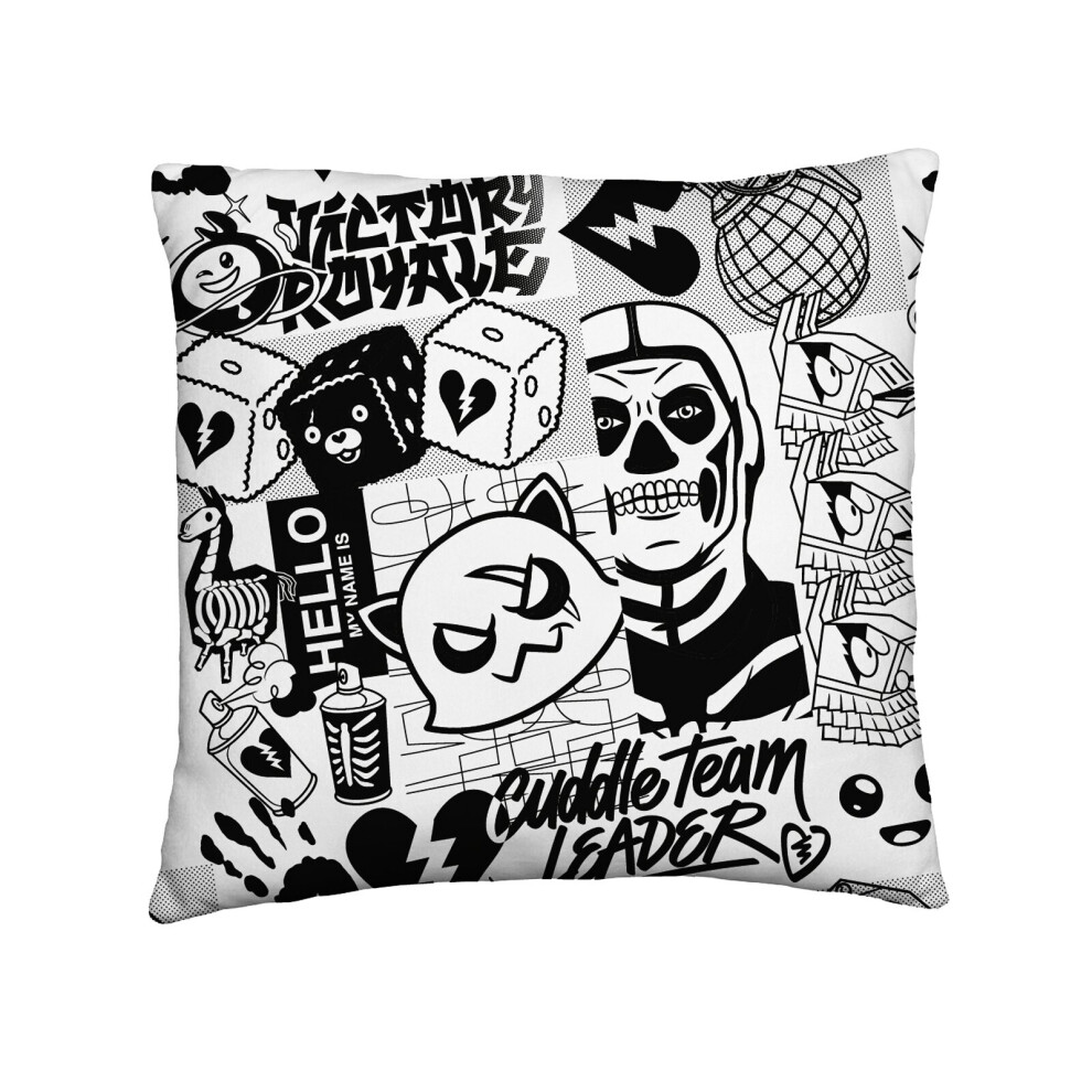 Fortnite Fanzine Square Cushion