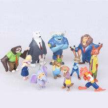 12pcs Bullyland Disney Zootopia Zootropolis Figuren Figuren Spielzeug Kuchen Topper Topper