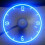 Ανεμιστήρας ρολογιού LED -Mini USB Powered Cooling Flashing Real Time Display Function Fan 3