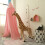 (Pink) Kid Bed Canopy Princess Dome Tent Bedding 4
