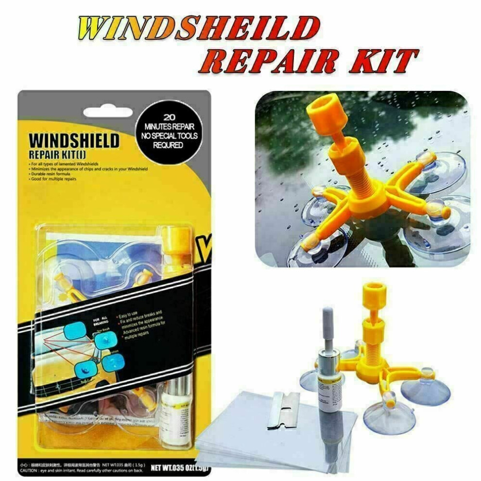 Car Windscreen Repair Kit Crack Chip Windshield Glass Window Screen