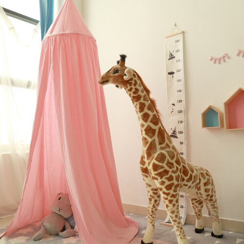(Pink) Kid Bed Canopy Princess Dome Tent Bedding