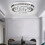 Living And Home Crystal LED Ceiling Light Chandelier Lamp 4