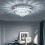 Living And Home Crystal LED Ceiling Light Chandelier Lamp 2