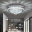 Living And Home Crystal LED Ceiling Light Chandelier Lamp 1