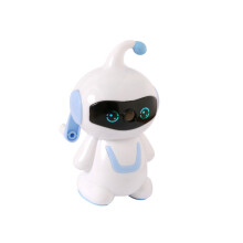 2 Pcs Creative stationery student cute cartoon robot hand-cranked pencil sharpener children's school supplies pencil sharpener