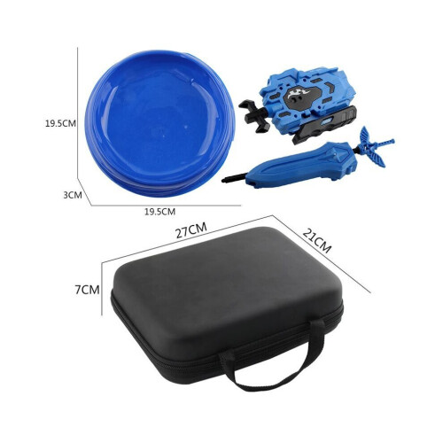 New 8pc Beyblade Burst Set With Launcher + Bag 1