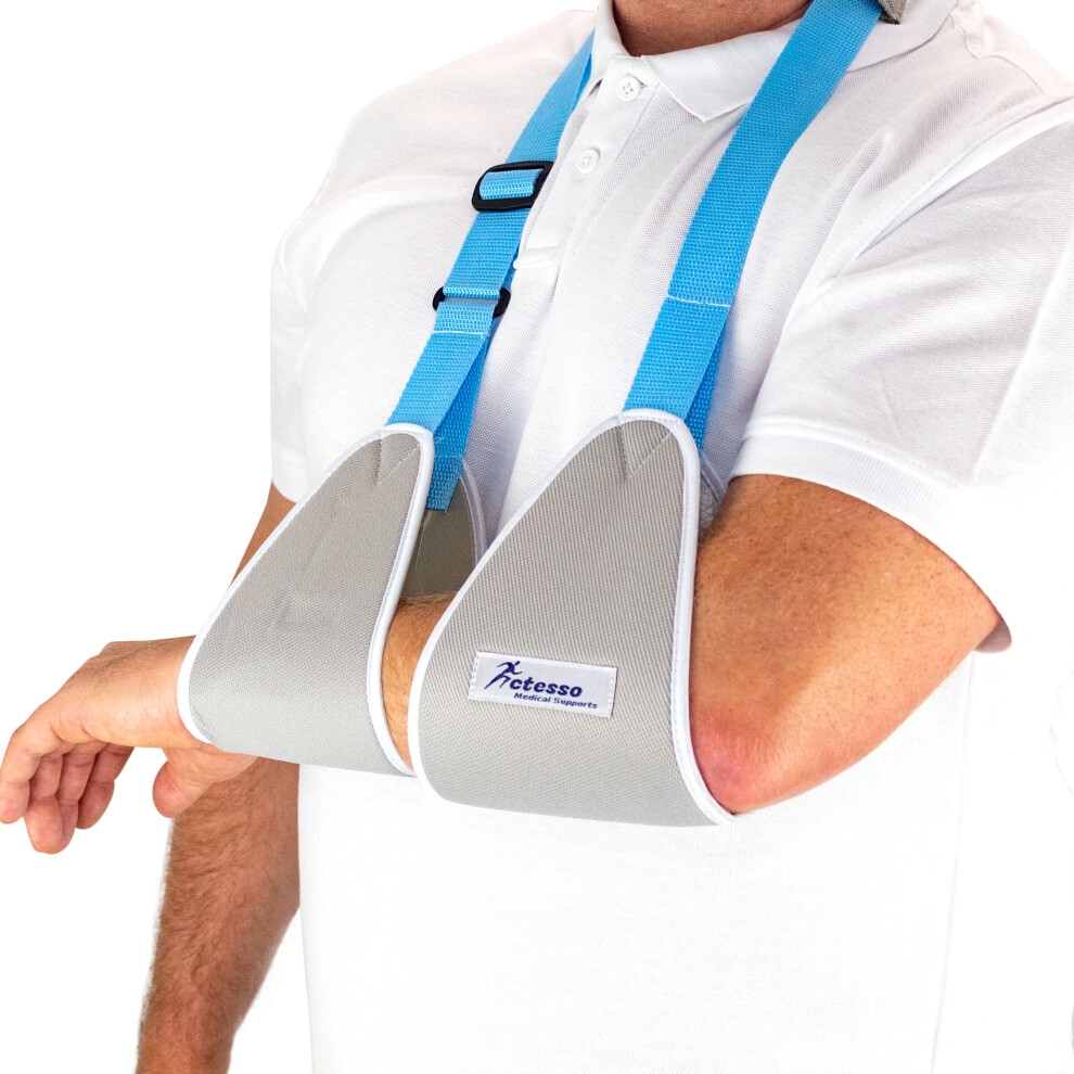 Actesso (Large) Web Medical Arm Sling - Immobilise And Stabilise The Arm, Wrist, And Shoulder Following Injuries