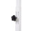 Homcom HOMCOM C-Shaped Mobile End Table Nightstand with Casters Brake Walnut 13