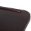 Homcom HOMCOM C-Shaped Mobile End Table Nightstand with Casters Brake Walnut 14