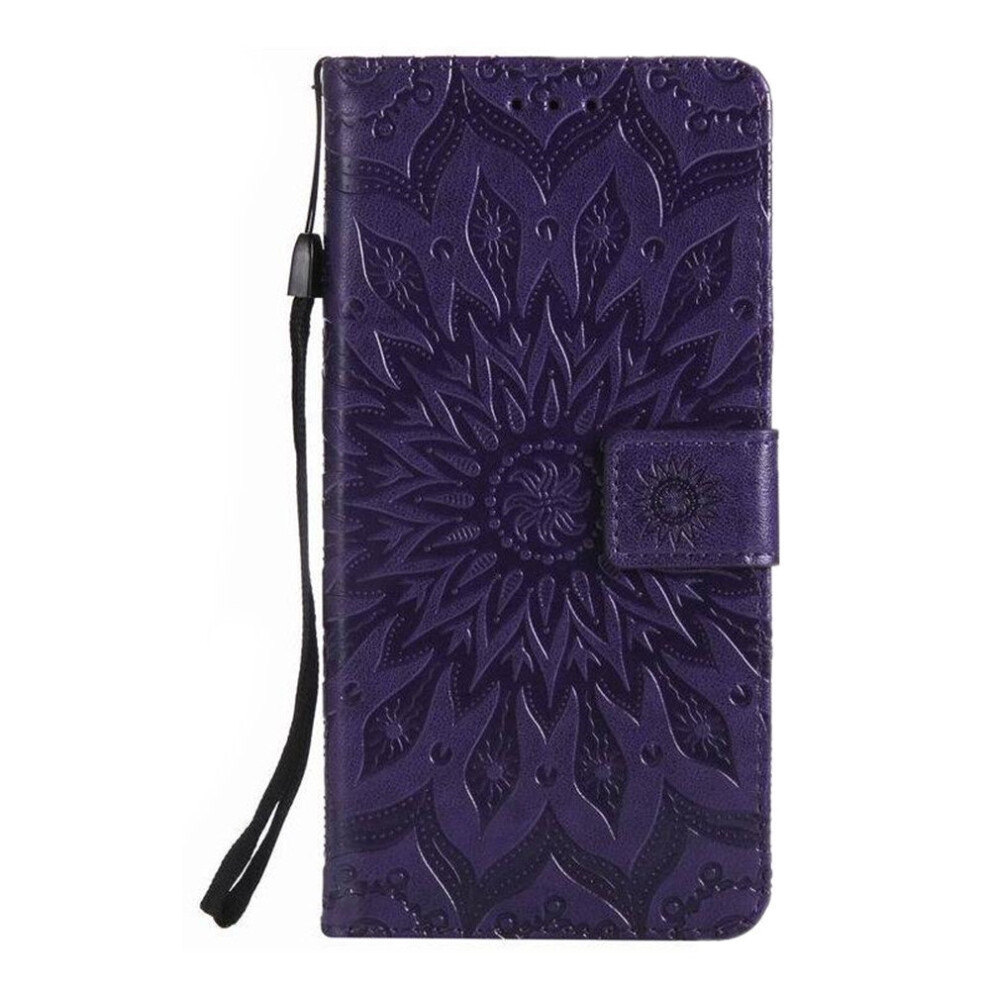 Flip Case For Huawei Y6 2018 Pu Leather Wallet Card Slots Stand Cove 774048669498