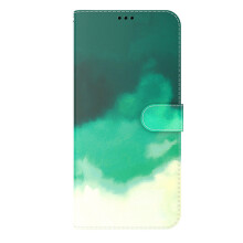 Watercolor Colorful Gradient Phone Case For Samsung Galaxy A20E Wallet PU Leather Card Slot Cover