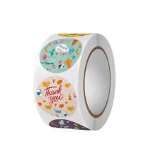 Birthday Thank You Cards Cute Stickers Cartoon Design Envelope Party Kids Gifts Packing Sealing Labels Business Dairy Decal