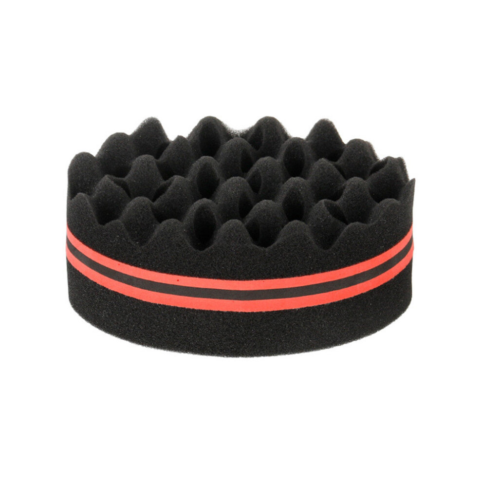 2Pcs Afro Perm Curling Sponge for Elliptical Wave Curling with Sponge on Both Sides