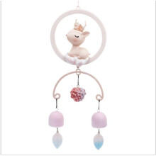 Cute little deer wind chimes creative ornaments girl heart girls children's room bedroom indoor small bell pendant