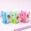 2 Pcs Cute automatic lead pencil sharpener cartoon children's hand-cranked pencil sharpener 2
