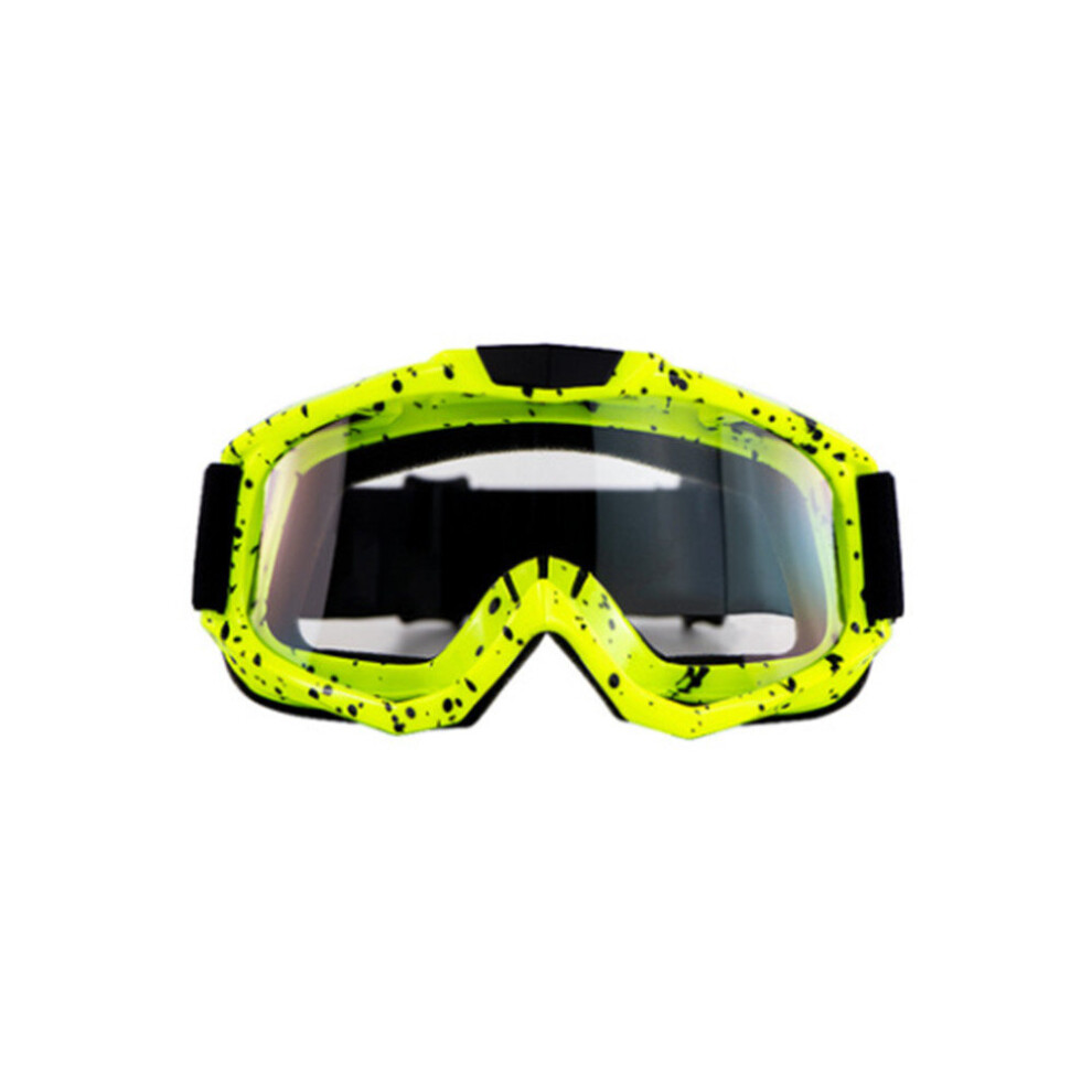 Motorcycle Helmet Off-Road Goggles Outdoor Riding Goggles Windshield Goggles Yellow 774048646758