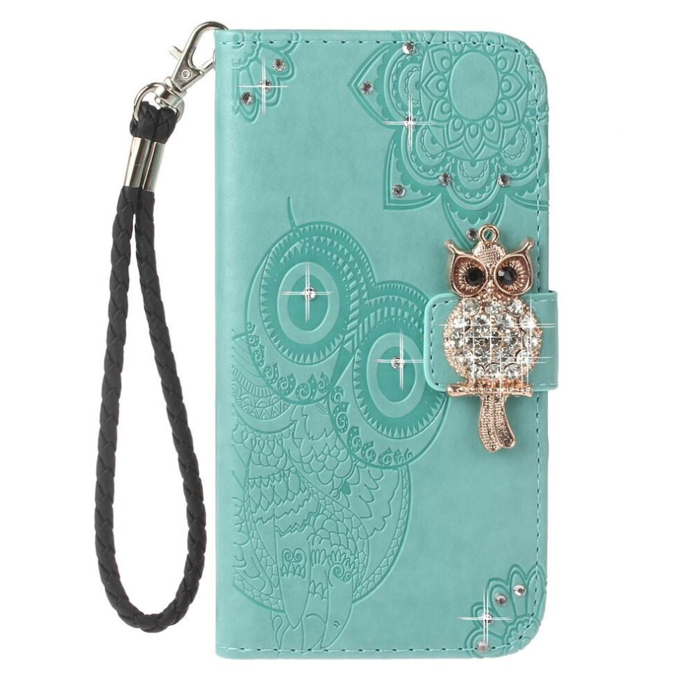 Rhinestone Flip Pu Leather Case For Samsung Galaxy A91 Cover Case 774048656788