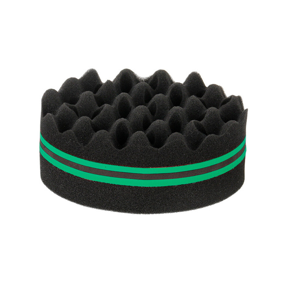 2Pcs Afro Perm Curling Sponge for Elliptical Wave Curling with Sponge on Both Sides