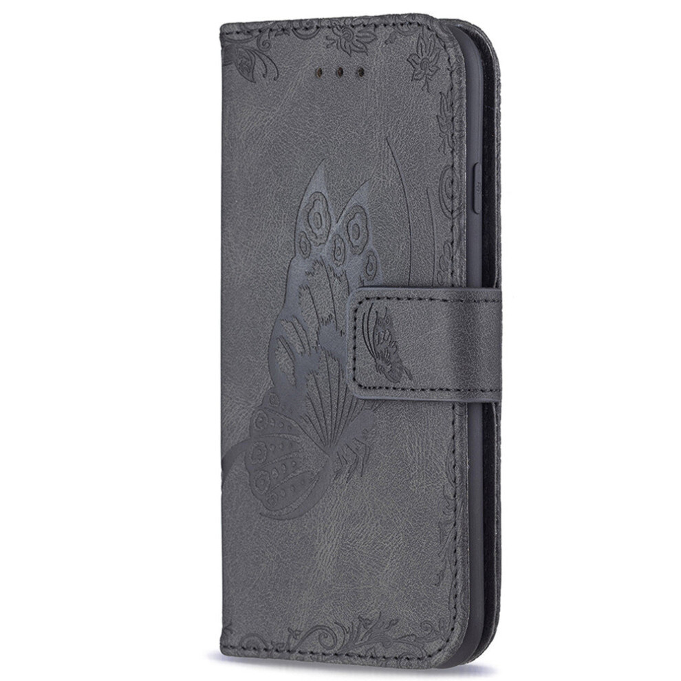 Phone Case For Samsung Galaxy A02 Butterfly Embossed Flip Walle Pu Leather 774048662314