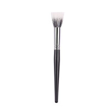 Clear Double-layer Flat Head Single Makeup Brush