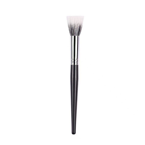 Clear Double-layer Flat Head Single Makeup Brush