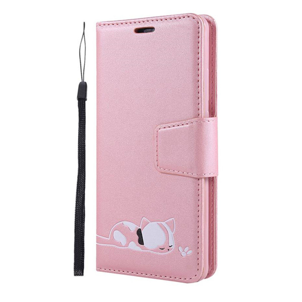 Cute Cat Pu Leather Flip Case For Iphone X Wallet Phone Case Funda 774048654869