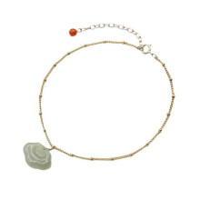 Clear Water Wishful Lock Fashion Simple Girl Anklet