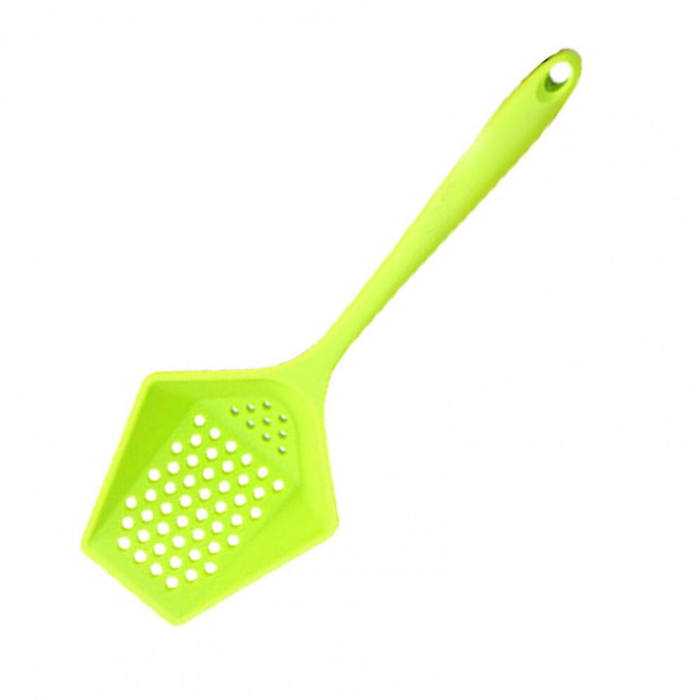 2Pcs Noodles Vegetable Cooking Shovel Silicone Spoon Colander Strainer Kitchen Tool-image-OPC-P8GF7CX-NEW