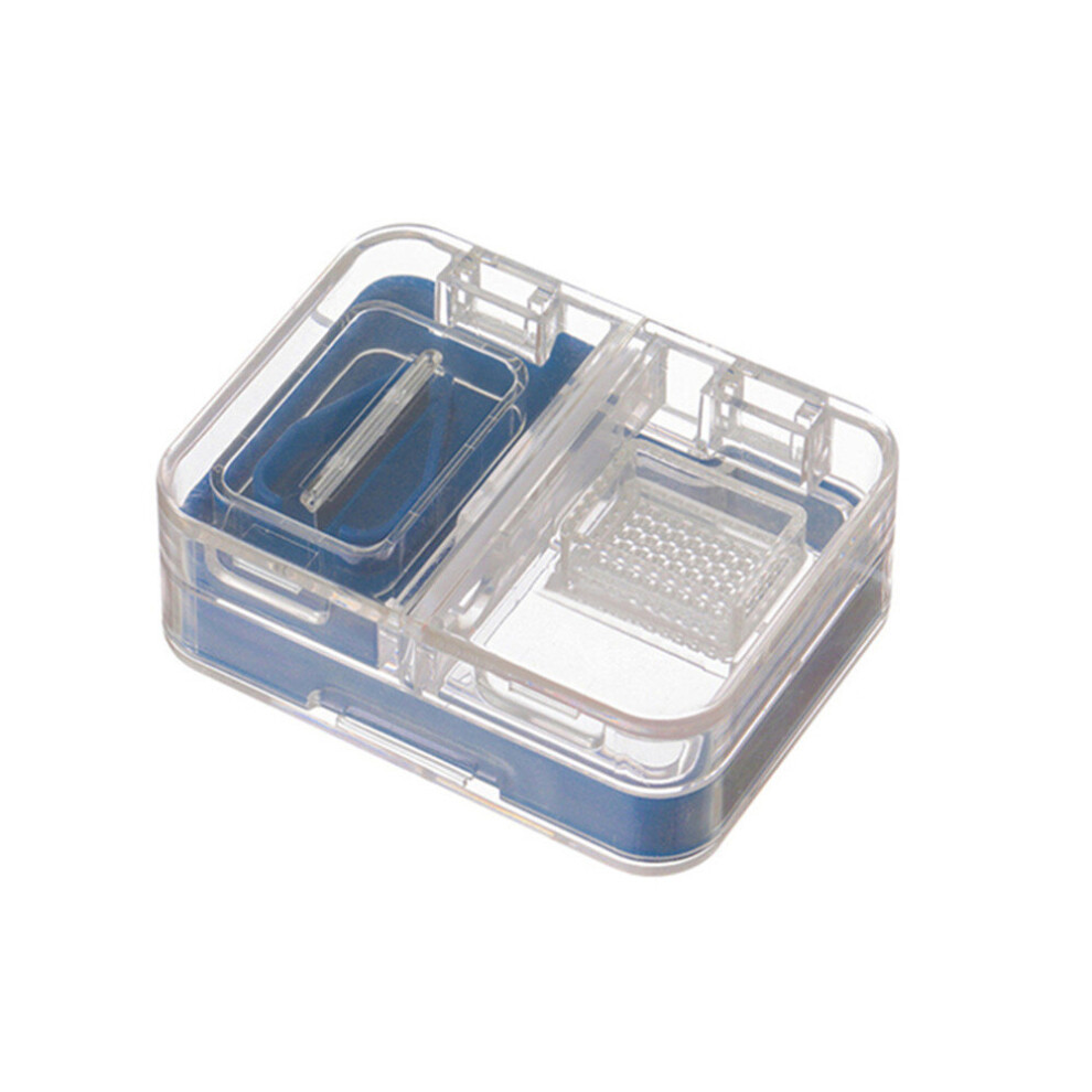 Portable Medicine Box Four-in-one Multi-Purpose Mini Medicine Plastic Box Cutter Medicine Separator Pill Cutter Storage
