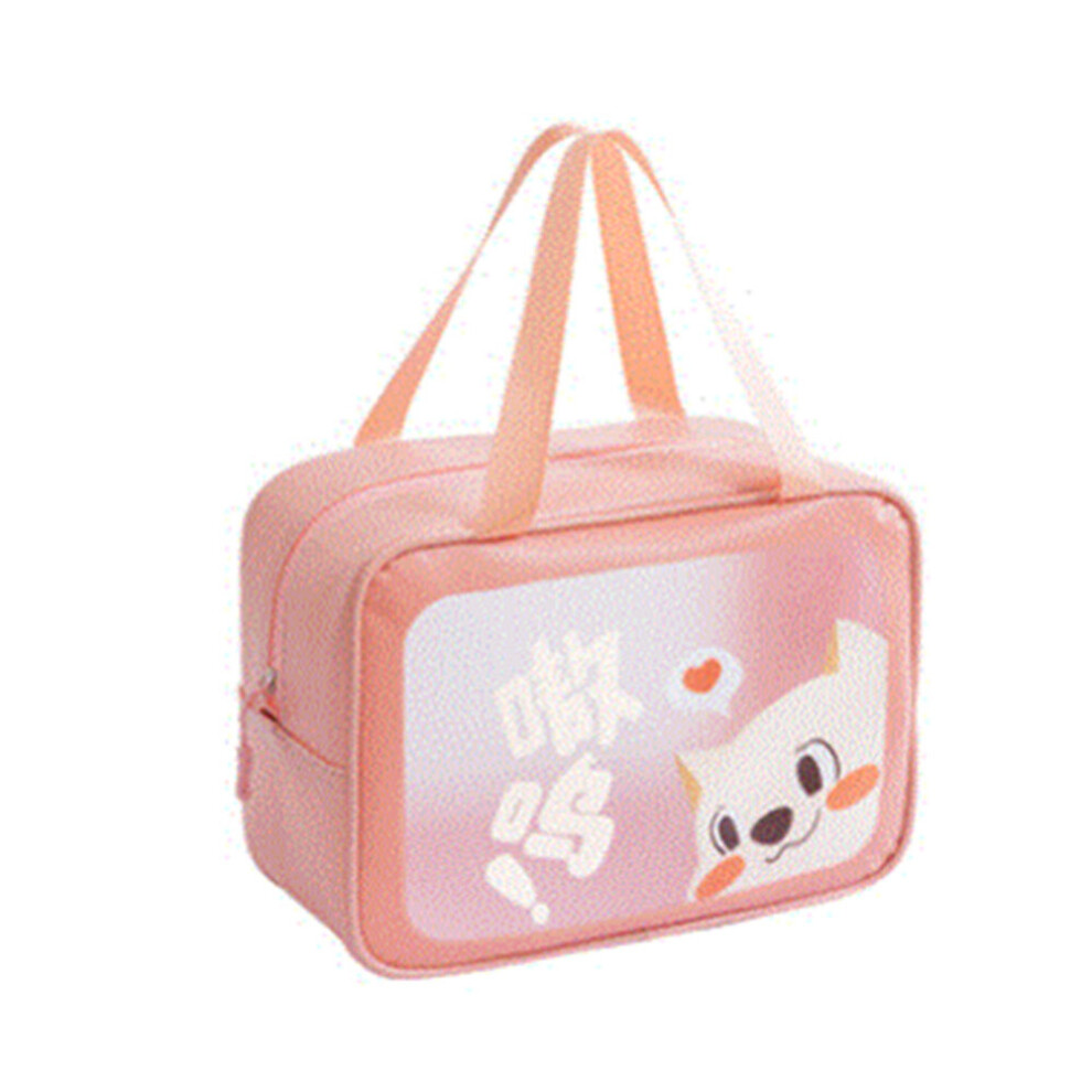 Portable Multifunctional Waterproof Travel Makeup Bag Handheld Cute Cartoon Toiletries Storage Bag Household Storage Supplies