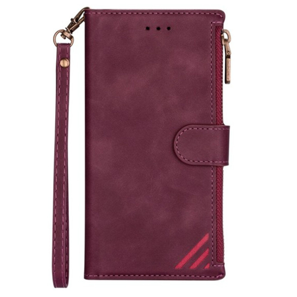 Zipper Cases For Samsung Galaxy A51 5G Matte Skin Flip Wallet Pu Leather Stand Phone Cover 774048659604