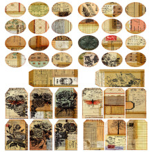 Vintage Mixed Material Pack DIY scrapbooking journal base collage diary happy plan gift wrapping Decorative Stationery