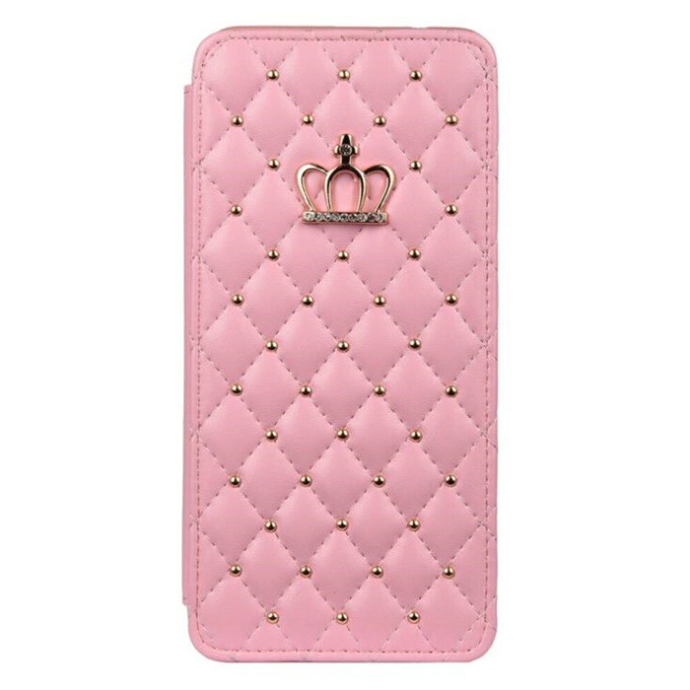 Flip Crown Glitter Phone Case For Samsung Galaxy S10 Pu Leather Wallet Queen Mobile Cover 774048672177