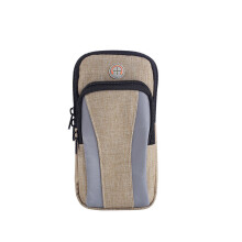 2Pcs Running Men Women Arm Bags for Phone Money Keys Outdoor Sports Arm Package Bag with Headset Hole Simple Style Running Arm Band