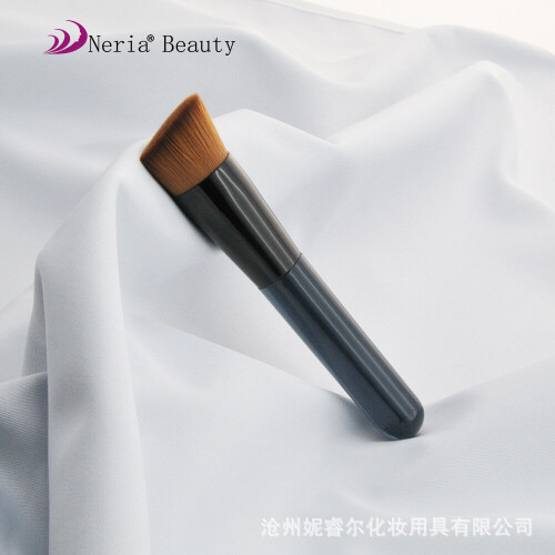 2Pcs Oblique Flat Head BB Brush Portable Beauty Tool 2