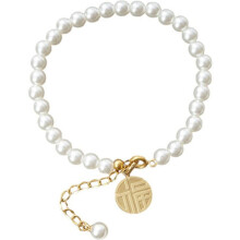 New Pearl Fringed Fu Word Bracelet