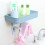 Multi function Toilet lid bathroom rack, traceless hook rack 35*16*25cm 3