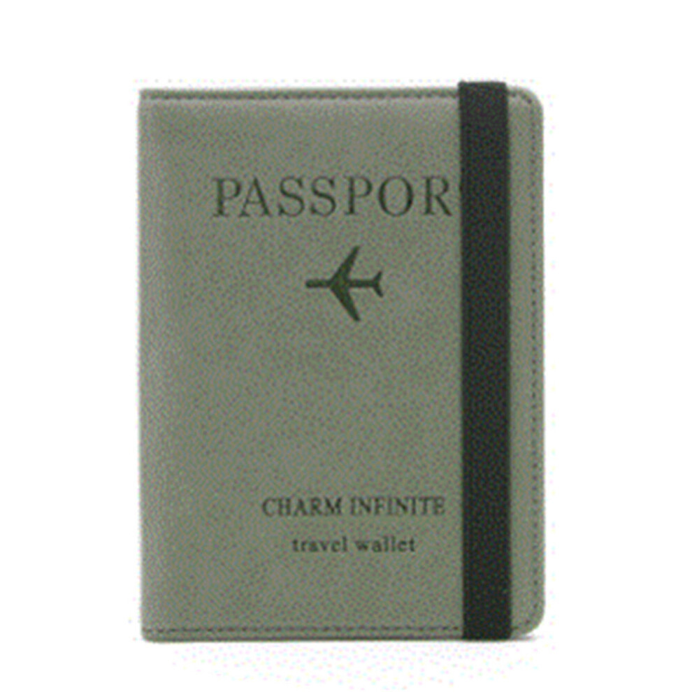 Slim PU Leather Travel Passport Wallet Holder Casual Women Men Blocking ID Card Case Cover US-image-OPC-P8GF9MS-NEW