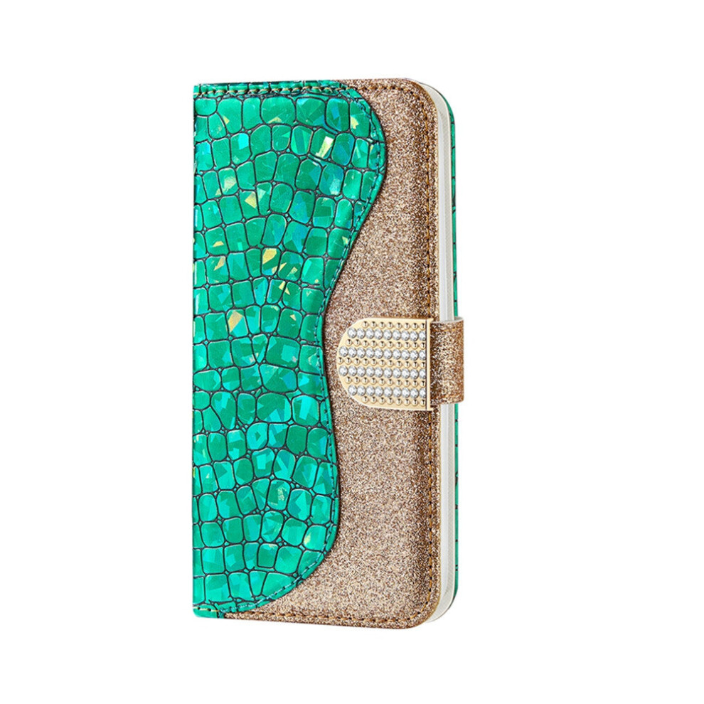 Flip Cover Pu Leather Case For Huawei P30 Lite Flash Powder Splicing Fall Protection 774048655255