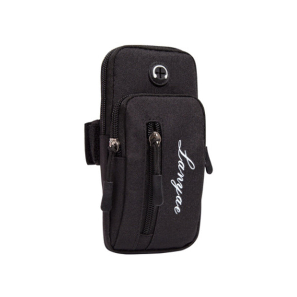 2 Pcs Multifunctional Outdoor Running Fitness Arm Bag Neoprene Sports Arm Bag Mobile Phone Universal Arm Bag Black 774048645263