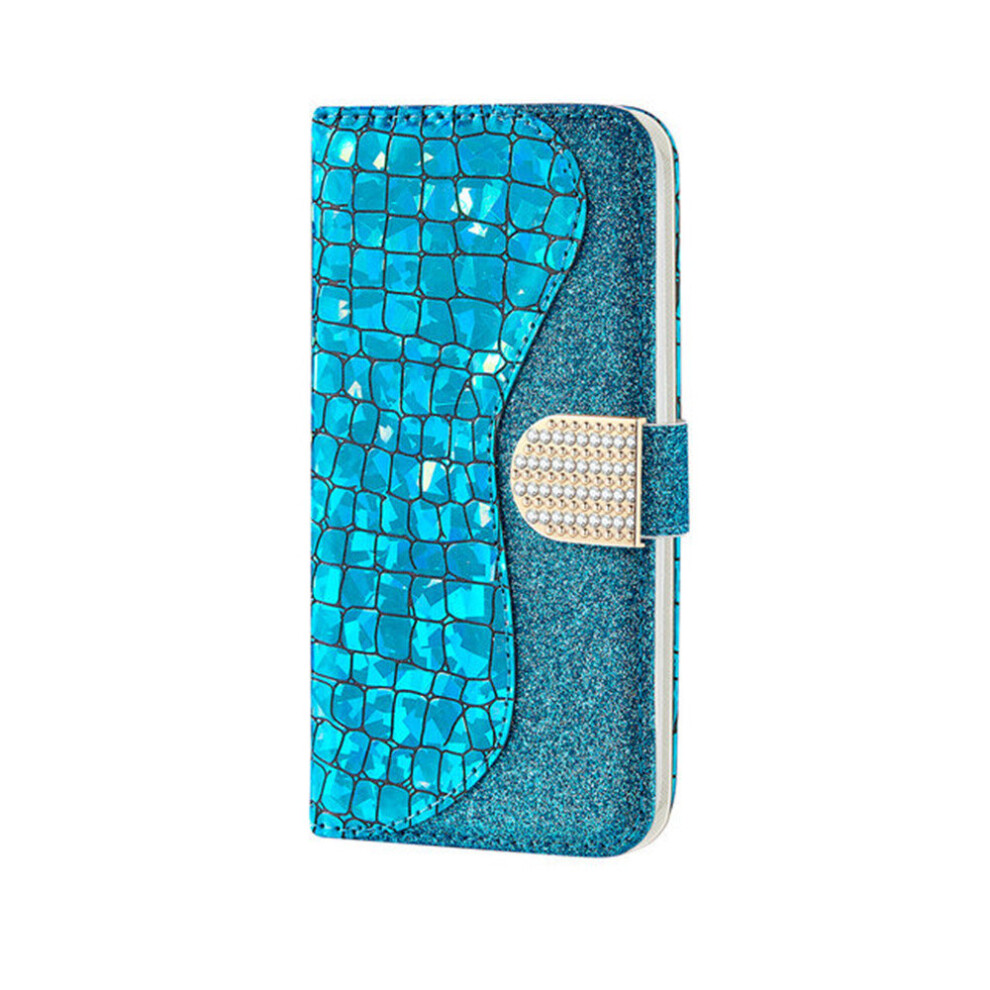 Bling Rhinestone Glitter Flip For Iphone 11 Wallet Etui 774048660303