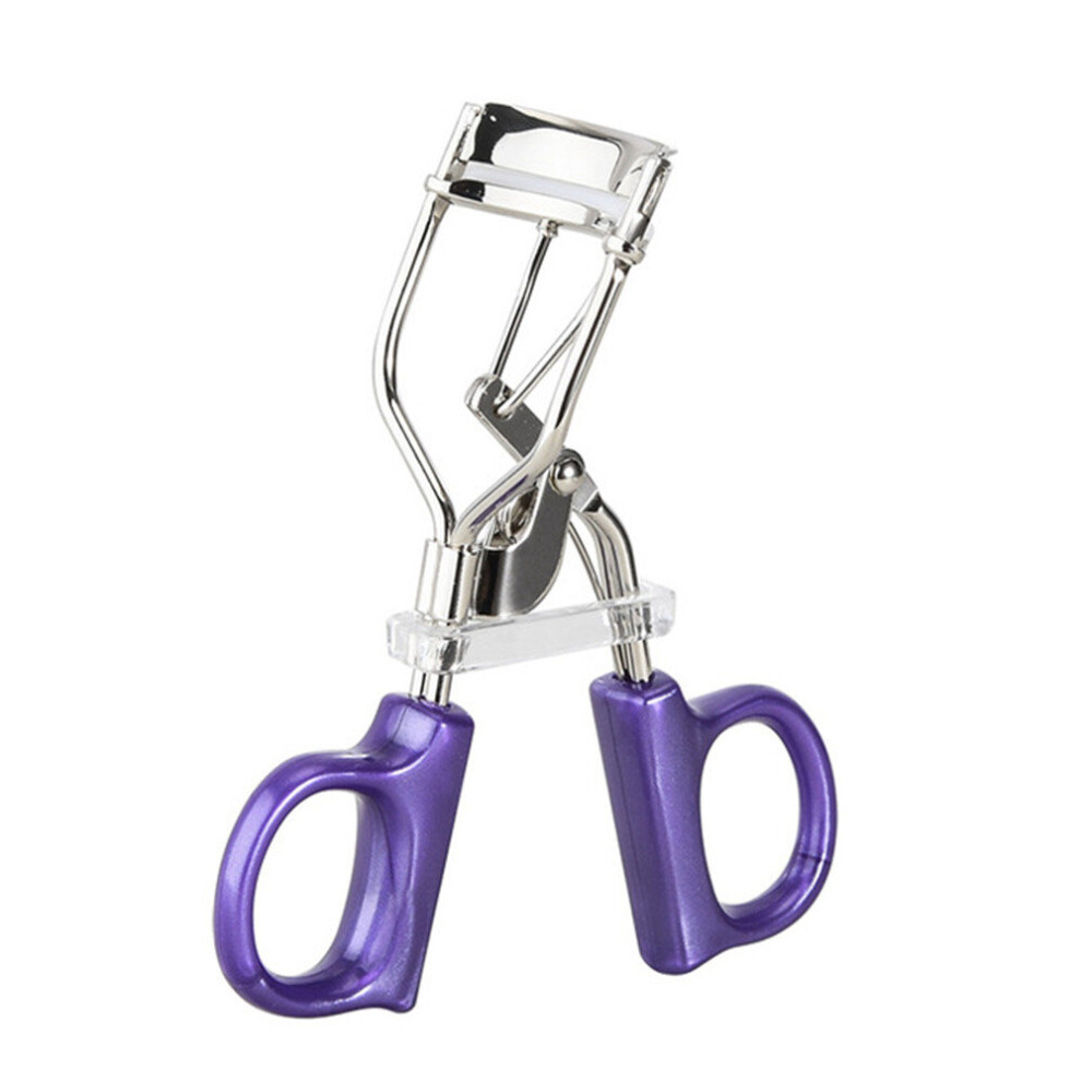 Purple 5Pcs Natural Curling Eyelash Curler Wide-Angle Eyelash Curler Sunflower Portable Eyelash Curler