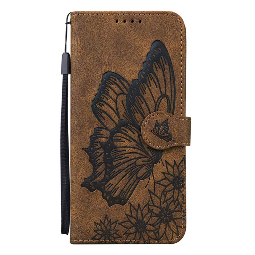 Butterfly Pu Leather Phone Case For Samsung Galaxy S8 Card Holder Hasp Wallet Bag Flip Cover Etui 774048657877