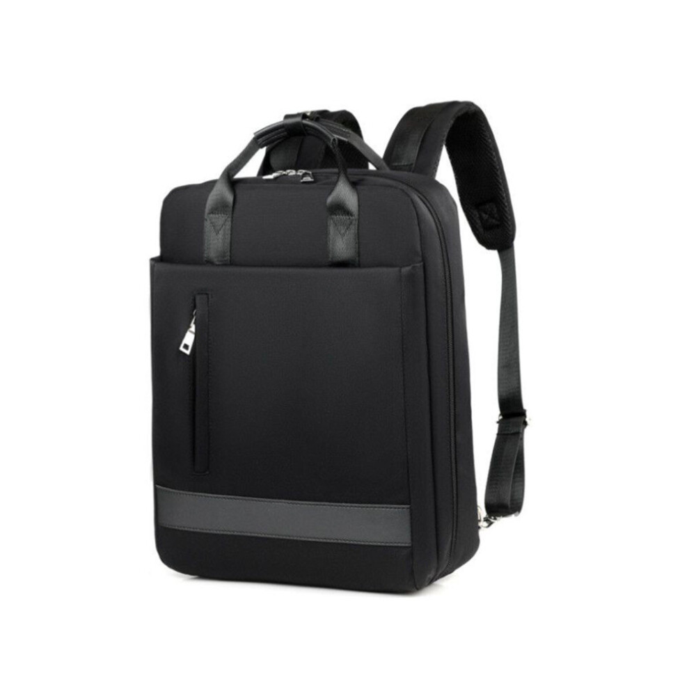 Unisex Black Rechargeable Backpack 15.6-Inch Laptop Bag Large Capacity Backpack