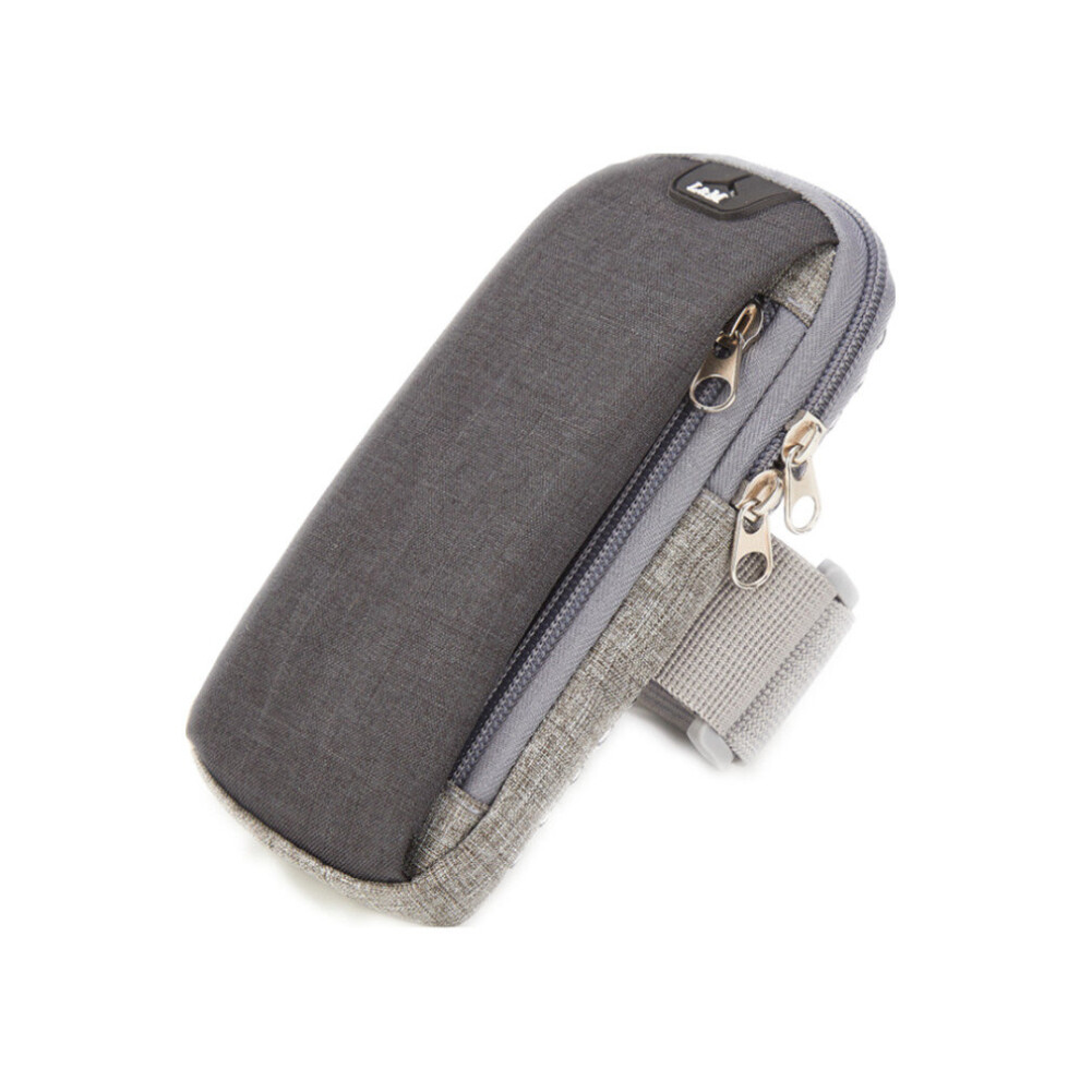 Running Mobile Phone Arm Bag Outdoor Sports Mobile Phone Bag Arm Band Fitness Breathable Wrist Bag Black 774048645379