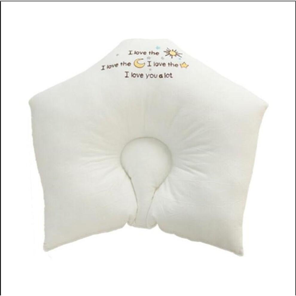 Baby styling pillow 0-1 year old anti-eccentric pointed head cotton baby pillow newborn flat head correction artifact
